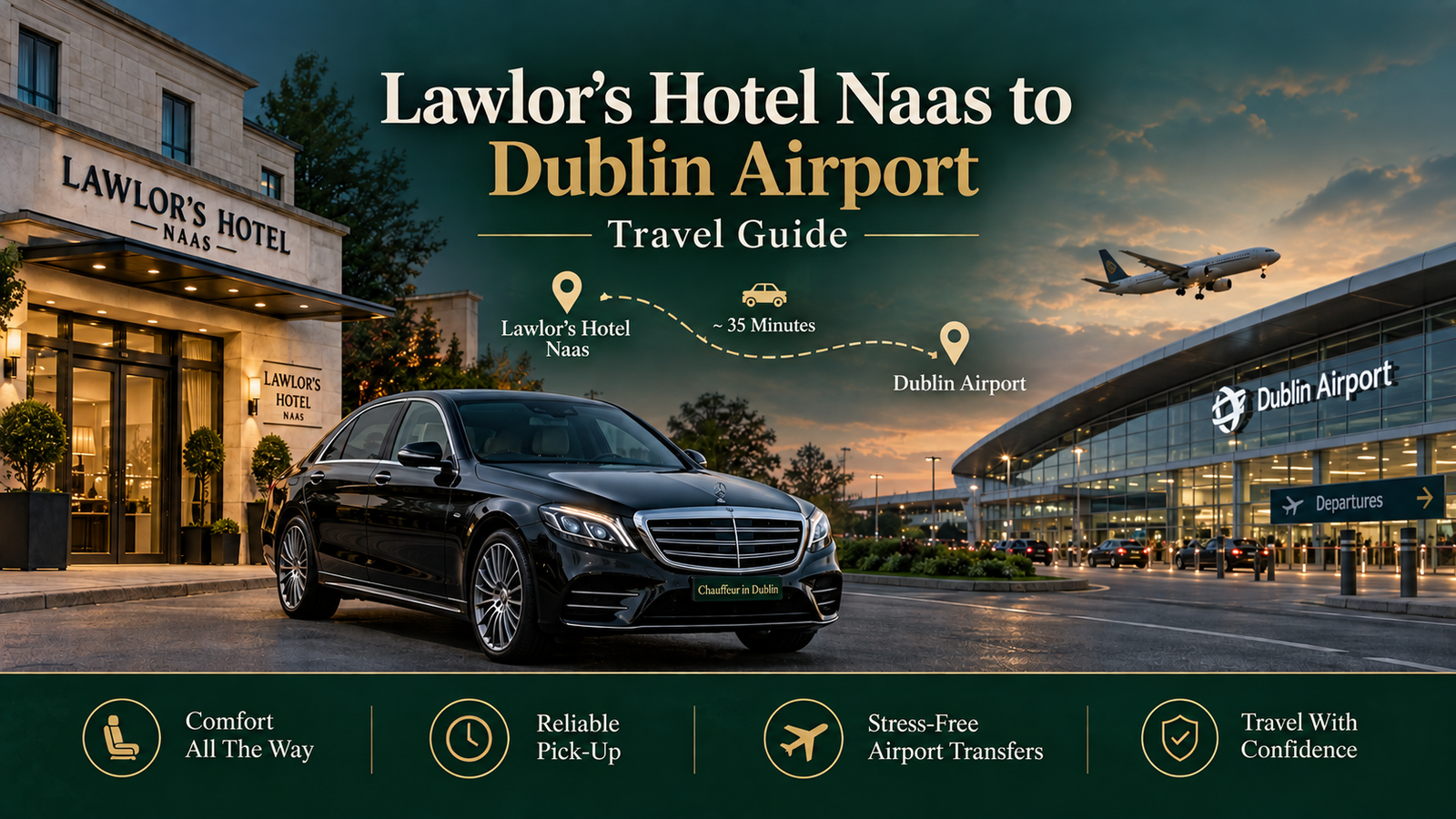 How to Get from Lawlor’s Hotel Naas to Dublin Airport
